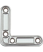 Ferramenta1.com | Piastra 153/in a l inox di rinforzo 40x40 mm - PZ 20