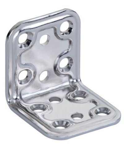 Ferramenta1.com | Piastra 746/in angolare inox 40x40x40 mm - PZ 5