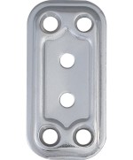 Ferramenta1.com | Piastra 748/in diritta inox 30x60 mm - PZ 5