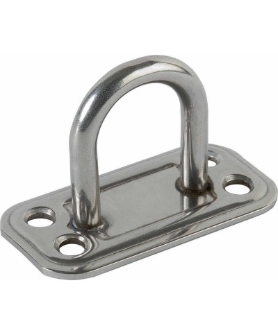 Ferramenta1.com | Piastra 865/in cavallotto fisso inox base 30x60 mm - PZ 5