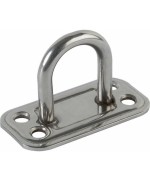 Ferramenta1.com | Piastra 865/in cavallotto fisso inox base 30x60 mm - PZ 5