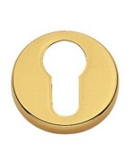 Ferramenta1.com | Bocchetta ottone coprivite 45 f.y. d 45 mm oro luc - PZ 2