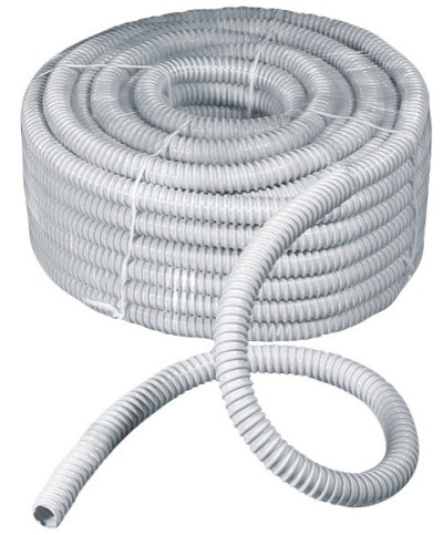 Ferramenta1.com | Guaina spiralata flessibile d 20 mm grigio - MT 30