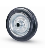 Ferramenta1.com | Ruota industriale d 100 mm gomma 112 c/cuscinet - PZ 1