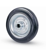 Ferramenta1.com | Ruota industriale d 200 mm gomma 112 c/cuscinet - PZ 1