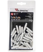 Ferramenta1.com | Elematic blister tassello t6/va 10x50 mm vite 4+4 pz* - CF 10