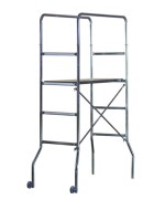 Ferramenta1.com | Trabattello acciaio zinc trio 60x130xh188 cm - PZ 1