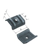Ferramenta1.com | Cappellotto p/coibentati zincato 46x17x16 mm - PZ 100