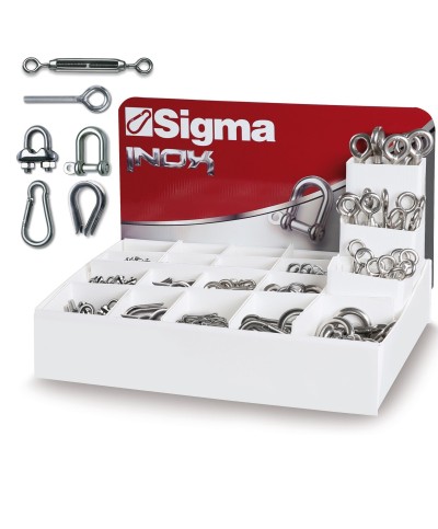 Ferramenta1.com | Espositore da banco c/400 accessori inox - CF 1