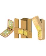 Ferramenta1.com | Piastra 741 a cerniera acciaio tropic 65x148x148 mm - PZ 10