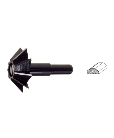 Ferramenta1.com | Poggi 365.00 fresa sagomata conica - PZ 1