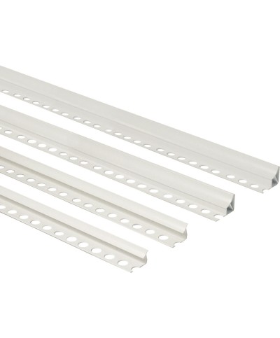 Ferramenta1.com | Sguscetta pvc verticale 8 mm h 260 cm bianco - PZ 10