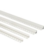 Ferramenta1.com | Sguscio pvc orizzontale 8 mm h 260 cm bianco - PZ 10