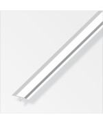 Ferramenta1.com | Giunto a t p/pavimenti allum 250 cm cromo - PZ 5