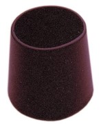 Ferramenta1.com | Sottosedia a goccia nero per tubo 16 mm** - PZ 100