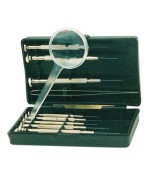 Ferramenta1.com | Cacciavite p/orologiaio c/lente set 11 pz 76360 - PZ 1