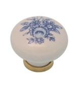 Ferramenta1.com | Pomolo porcellana tondo c/base f/ 8 31x26 mm** - PZ 25
