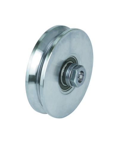 Ferramenta1.com | Ruota per canc gola a y 2 cusc ingrassat 160 mm - PZ 2