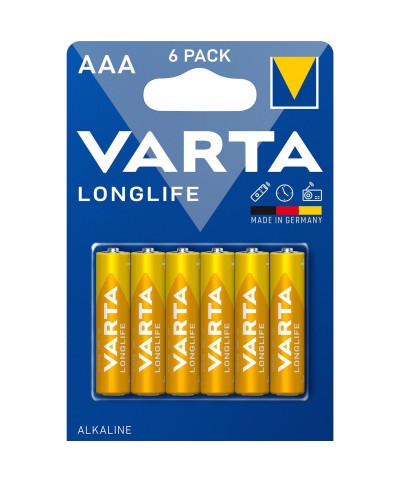 Ferramenta1.com | Varta batt longlife alcalina ministilo bl 6 pz - BL 10