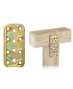 Ferramenta1.com | Piastra 745 diritta acciaio tropic  40x160 mm - PZ 25