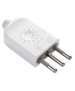 Ferramenta1.com | Spina 10a 2p+t bianco fig.2 - PZ 25