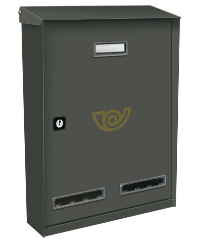 Ferramenta1.com | Cassetta postale alubox sirio riviste grigio ghisa - PZ 1