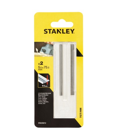 Ferramenta1.com | Piranha stanley sta35012 (x35012)  lame pialletto tct 75 mm 2 pz - CF 1