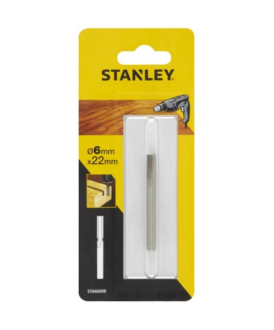 Ferramenta1.com | Piranha stanley sta66000 (x66000) fresa scanalature dritte mm.6 - PZ 1