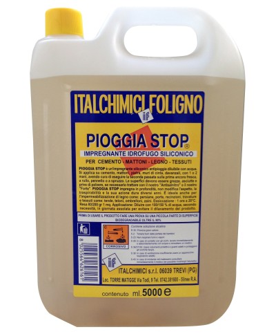 Ferramenta1.com | Impregnante idrofugo pioggia stop  5 l - PZ 1