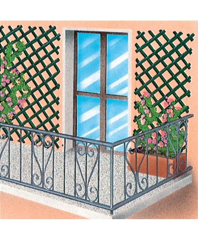 Ferramenta1.com | Traliccio estensibile in plastica verde 2x1 m - PZ 5