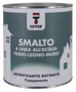 Ferramenta1.com | Smalto allacqua vetrificante cuver trasp sat 750 ml - PZ 1