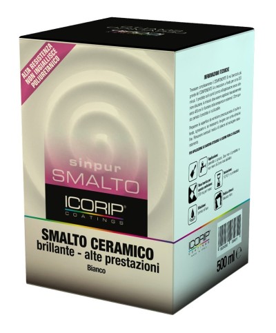 Ferramenta1.com | Smalto ceramico sinpur 0,500 l bianco - PZ 3