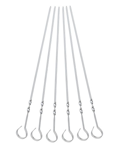 Ferramenta1.com | Spiedini per barbecue 35 cm inox aisi430 6 pz - CF 1