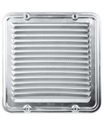 Ferramenta1.com | Griglia aerazione allum c/rete antins 23x23 cm - PZ 1