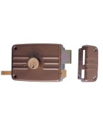 Ferramenta1.com | Iseo 432e serratura porton cil int est fisso sx 50 mm - PZ 2
