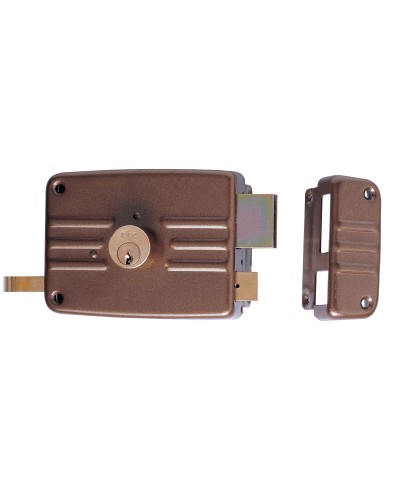 Ferramenta1.com | Iseo 432e serratura porton cil int est fisso sx 60 mm - PZ 2
