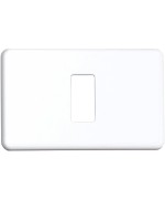 Ferramenta1.com | Coprinterruttore plastica 1p bianco** - PZ 2