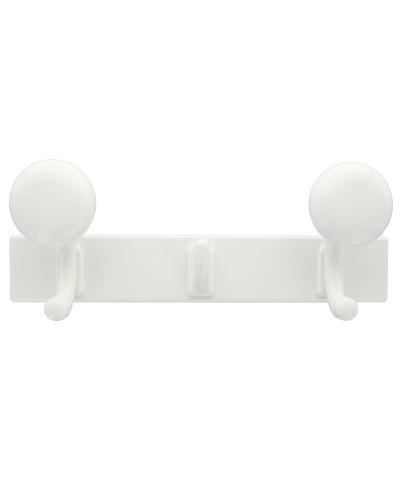 Ferramenta1.com | Appendiabiti ball 3 posti 360 x130 mm bianco** - PZ 1