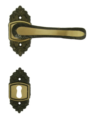 Ferramenta1.com | Maniglia ottone giglio con bocchetta - PZ 4