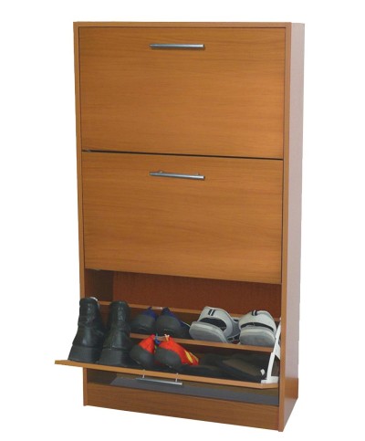 Ferramenta1.com | Kit scarpiera 3 ribalte twice 62x24x110 ciliegio - PZ 1