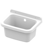 Ferramenta1.com | Lavatoio resina a parete 39x39 cm con sifone - PZ 1