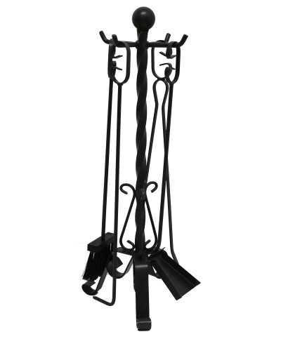 Ferramenta1.com | Set camino acciaio verniciato berlino (1092/70) - PZ 1