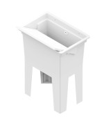 Ferramenta1.com | Lavatoio resina monoblocco cm.59x41 - PZ 1