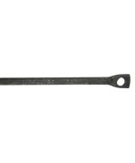 Ferramenta1.com | Ferro cremonese tondo c/foro d 6 mm h 120 cm - PZ 25