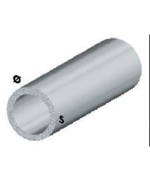 Ferramenta1.com | Profilo argento h.200 cm tubo tondo 12x1 mm* - PZ 5