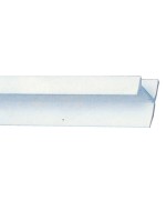 Ferramenta1.com | Binario per tende a t in plastica 2,5 m bianco - PZ 10