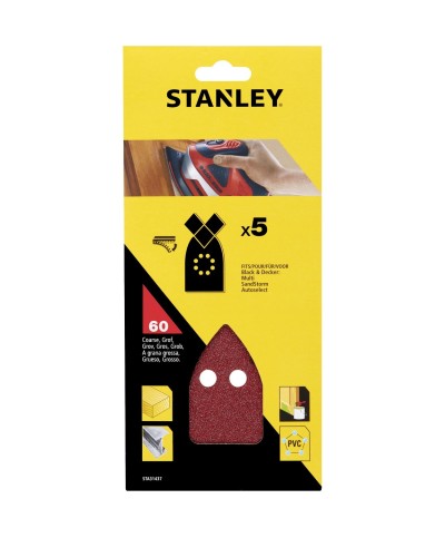 Ferramenta1.com | Piranha stanley sta31437 (x31437) 5 fogli per multilev. punta gr.60 - CF 1