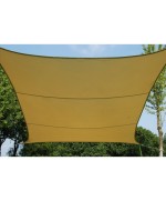 Ferramenta1.com | C tenda vela ombreggiante pl 5x5mt beige - PZ 1