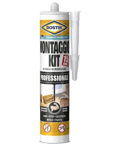 Ferramenta1.com | Bostik montaggio kit profession 350 g cartuc - PZ 1