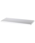 Ferramenta1.com | Mensola arredam. bianca 25x2,5x100 cm - PZ 5
